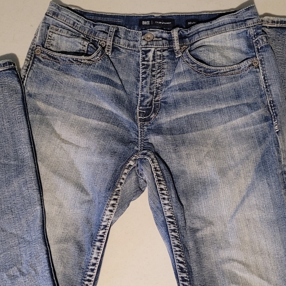 Mens BKE jeans, Tyler Straight size 30×34